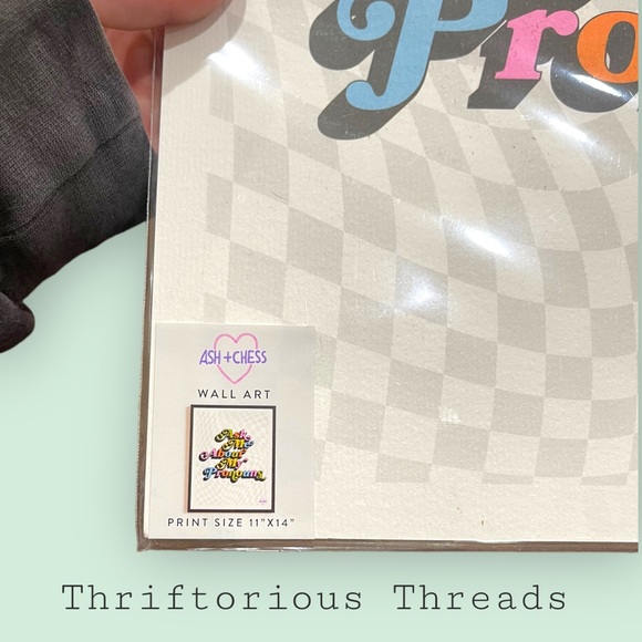 Ash + Chess Pronoun Print NWT - Picture 5 of 7